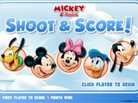 Mickey And Friends Shoot Score