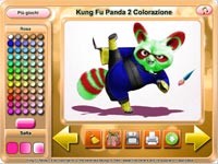 Kung Fu Panda 2 Color Game